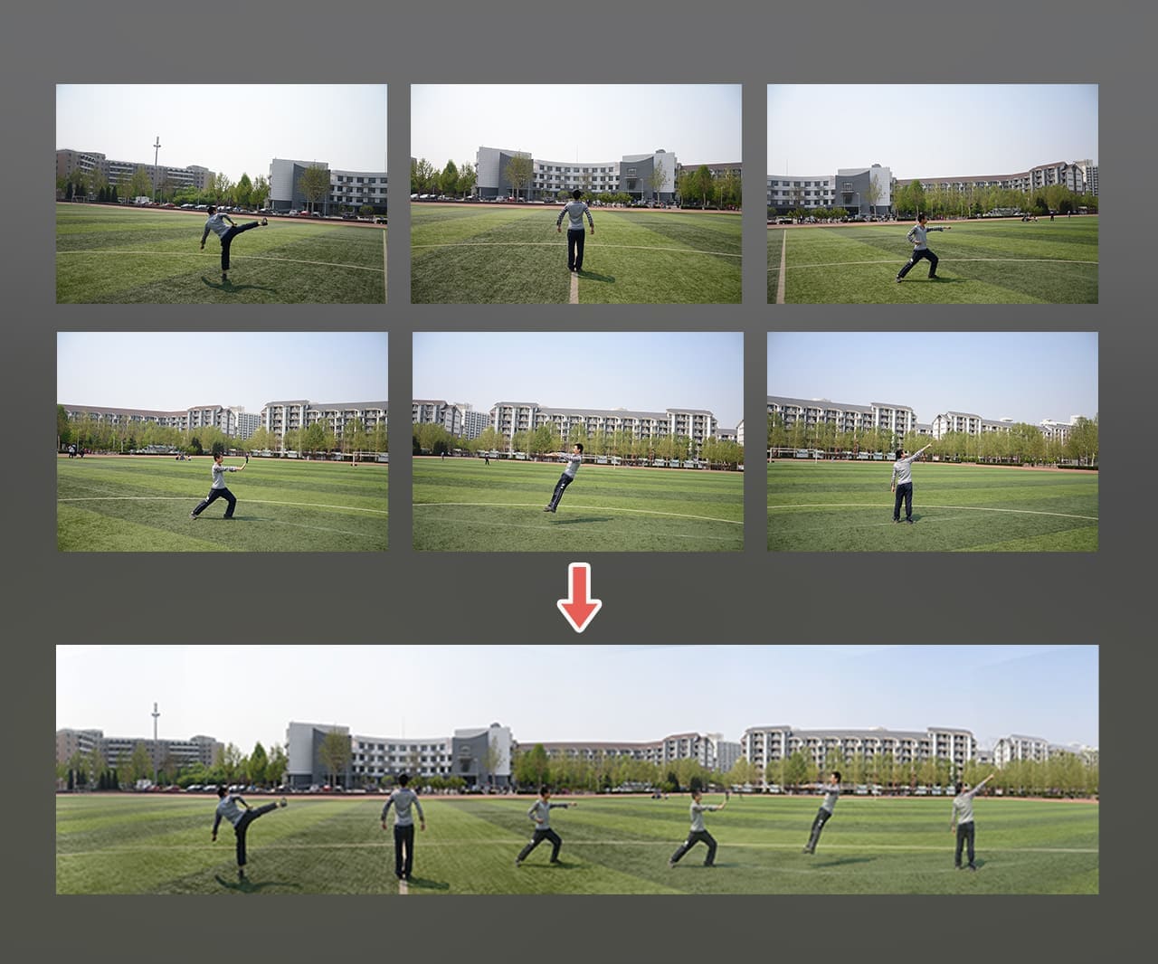 Take multiple exposure photos