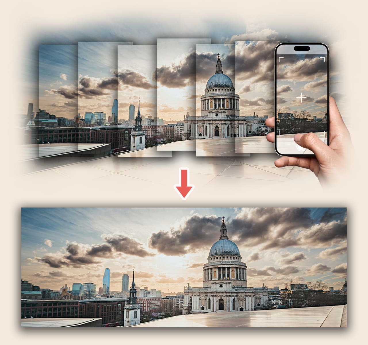 Automatically Stitch Photos To Panorama!